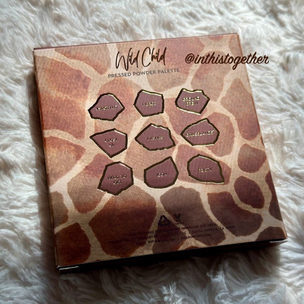 Colourpop Wild Child Shadow Palette - Picture 5 of 12